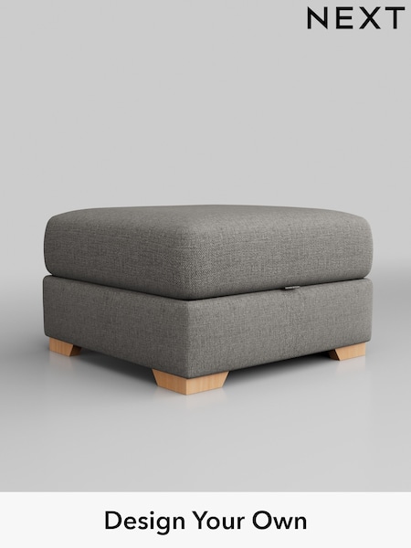 Woven Chenille Easy Clean/Light Grey Houghton Deep Relaxed Sit (M30151) | £499