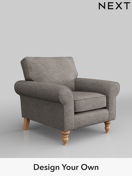 Boucle Weave Easy Clean/Light Dove Grey Mallory (M30406) | £525
