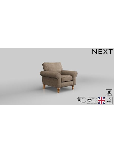 Chunky Boucle Easy Clean/Mid Natural Mallory (M30422) | £625