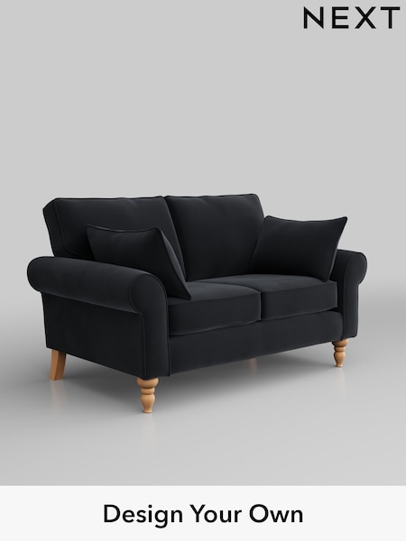 Plush Velvet Easy Clean/Charcoal Grey Mallory (M30485) | £799