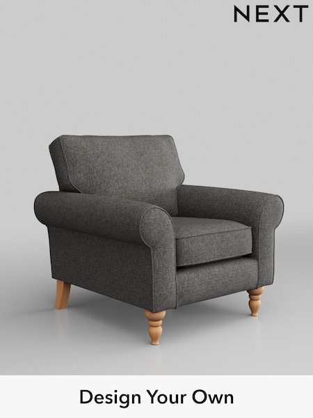 Tweedy Blend Easy Clean/Dark Grey Mallory (M30527) | £525