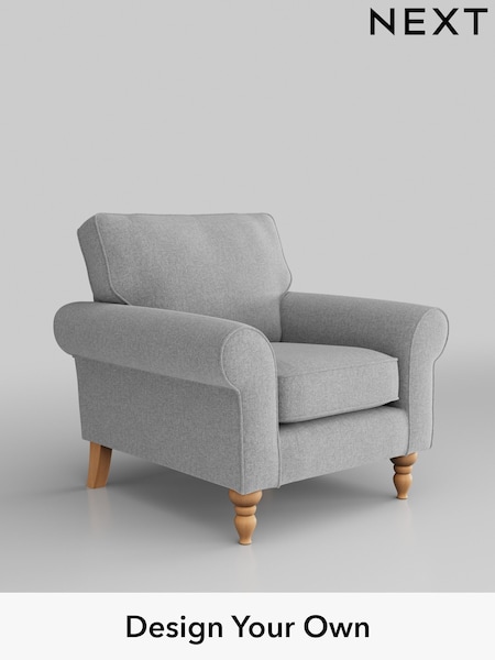 Tweedy Blend Easy Clean/Light Silver Grey Mallory (M30537) | £525