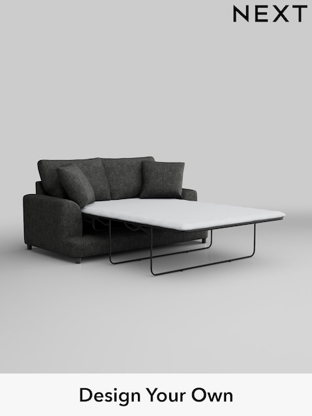 Boucle Weave Easy Clean/Charcoal Grey Parker (M30646) | £1,399