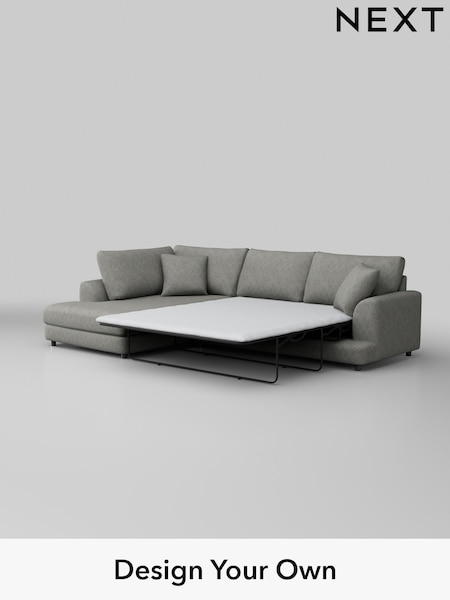 Boucle Weave Easy Clean/Dark Grey Parker (M30648) | £2,350