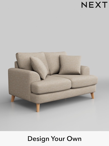 Boucle Weave Easy Clean/Dark Natural Parker (M30649) | £1,050