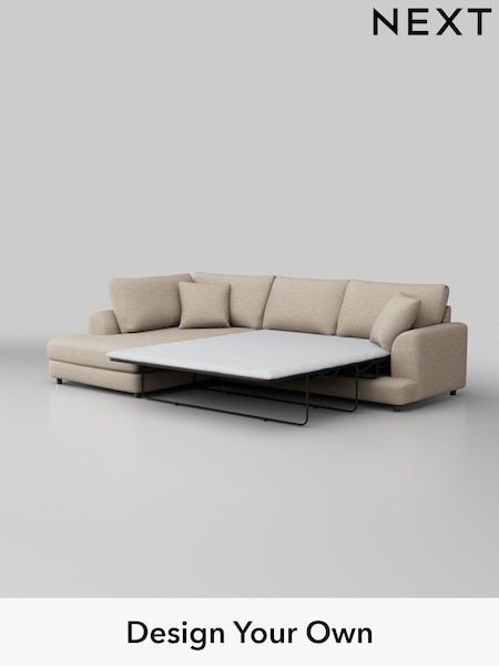 Boucle Weave Easy Clean/Dark Natural Parker (M30649) | £2,350