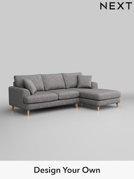 Chunky Boucle Easy Clean/Light Grey Parker (M30660) | £2,150
