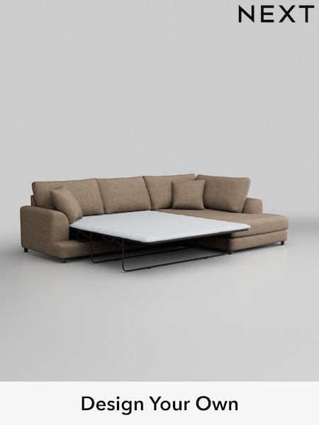 Chunky Boucle Easy Clean/Mid Natural Parker (M30662) | £2,525