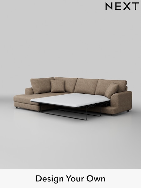 Chunky Boucle Easy Clean/Mid Natural Parker (M30662) | £2,525