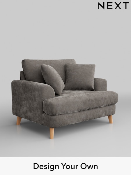 Distressed Velour/French Grey Parker (M30670) | £975
