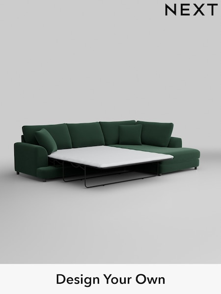 Plush Velvet Easy Clean/Bottle Green Parker (M30691) | £2,525