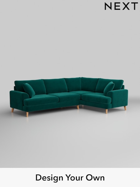 Plush Velvet Easy Clean/Juniper Green Parker (M30695) | £2,425