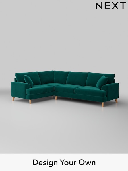 Plush Velvet Easy Clean/Juniper Green Parker (M30695) | £2,425
