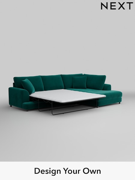 Plush Velvet Easy Clean/Juniper Green Parker (M30695) | £2,525