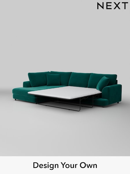 Plush Velvet Easy Clean/Juniper Green Parker (M30695) | £2,525