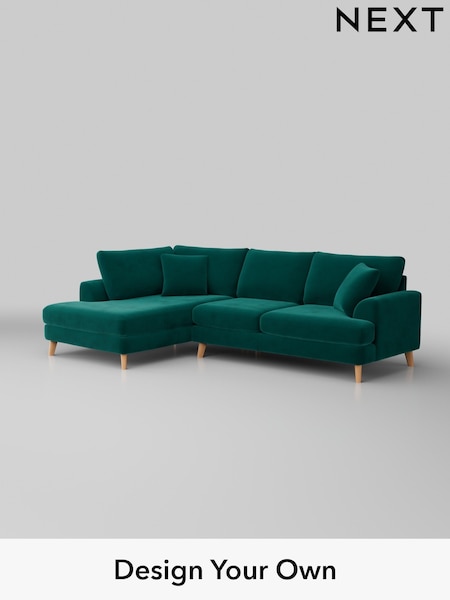 Plush Velvet Easy Clean/Juniper Green Parker (M30695) | £2,250