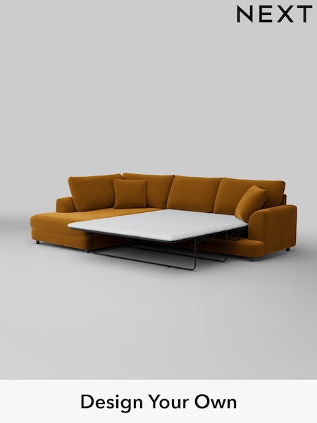 Plush Velvet Easy Clean/Mustard Yellow Parker (M30696) | £2,525