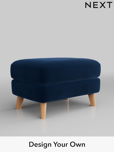 Plush Velvet Easy Clean/Navy Blue Parker (M30697) | £425