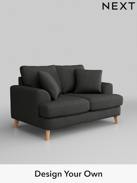 Tweedy Blend Easy Clean/Charcoal Grey Parker (M30712) | £1,050