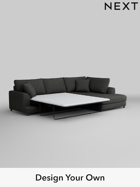 Tweedy Blend Easy Clean/Charcoal Grey Parker (M30712) | £2,350
