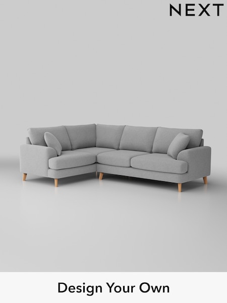 Tweedy Blend Easy Clean/Light Silver Grey Parker (M30719) | £2,175