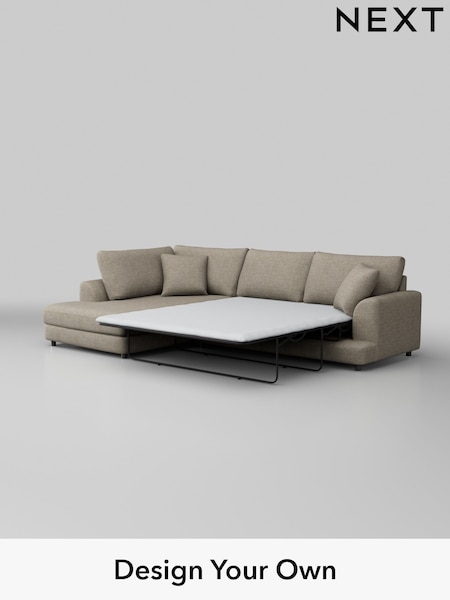 Woven Chenille Easy Clean/Mid Natural Parker (M30730) | £2,525