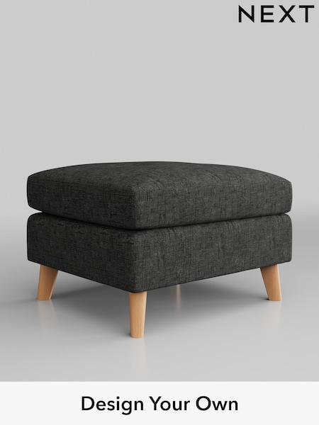 Boucle Weave Easy Clean/Charcoal Grey Wilson Buttoned Back (M31721) | £299