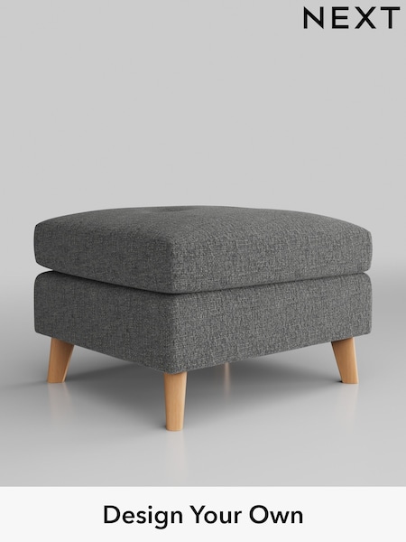 Chunky Chenille/Dark Grey Wilson Buttoned Back (M31763) | £350