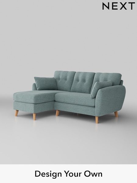 Chunky Chenille/Light Teal Green Wilson Buttoned Back (M31775) | £1,575