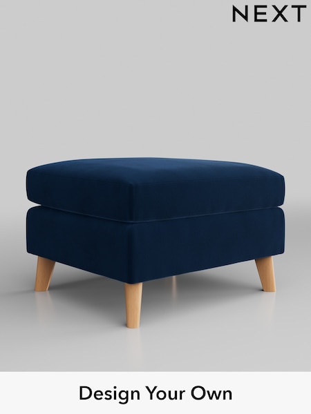 Plush Velvet Easy Clean/Navy Blue Wilson (M31895) | £350