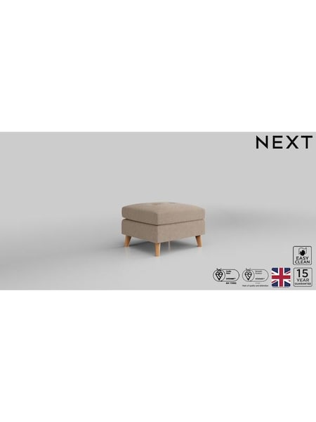 Tweedy Blend Easy Clean/Light Dove Natural Wilson Buttoned Back (M31974) | £299