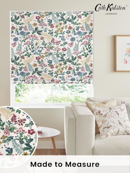 Cath Kidston Green Twilight Garden Made To Measure Roman 100% Cotton Blind (M32016) | £75