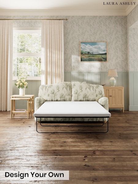 Gosford Weave/Sage Green - Lynden Relaxed Sit By Laura Ashley