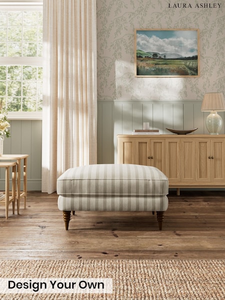 Kinsham Stripe/Natural - Lynden Relaxed Sit By Laura Ashley