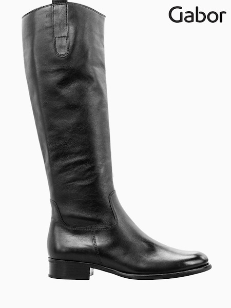 Gabor Brook Slim Calf Fit Leather Long Boots (M37991) | £180