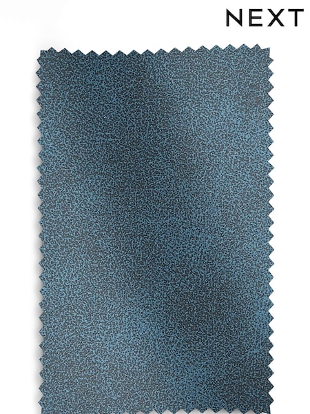 Blue Arona Faux Leather Upholstery Swatch (M39093) | £0