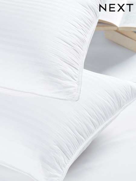 Collection Luxe Goose Down & Feather 100% Cotton Support Pillow (M39228) | £65