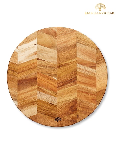Barbary & Oak Brown Chevron Chopping Board (M39322) | £27