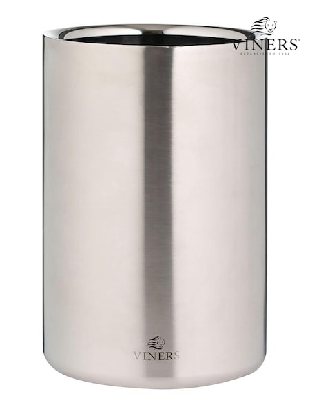 Viners Silver Barware Double Walled Wine Cooler (M39433) | £21