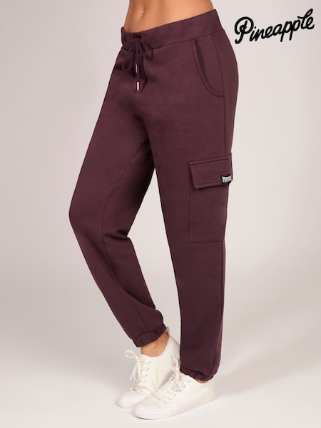 Brown - Womens Cargo Joggers