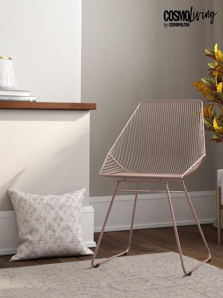 CosmoLiving Blush Pink Ellis Lightweight Dining Chair (M40501) | £135