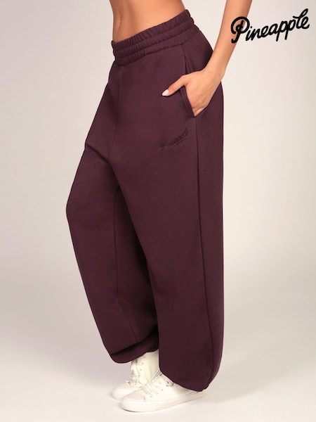 Brown - Pineapple Oversized Baggy Cuffed Joggers