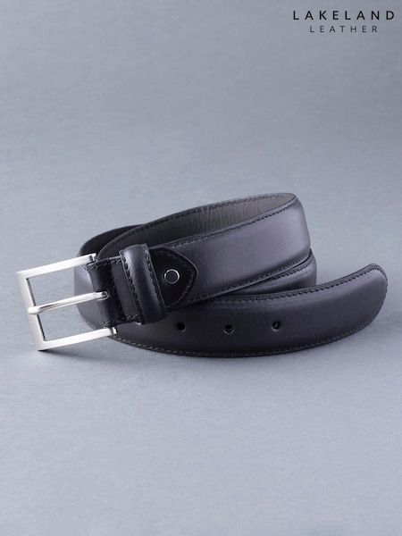 Lakeland Leather Black Staveley Leather Belt (M44200) | £35
