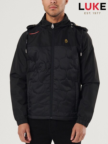 Luke 1977 Brownhills Benyon Jet Black Jacket (M44734) | £43