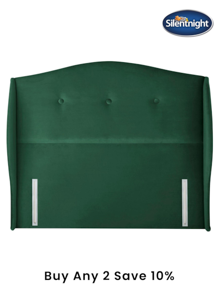 Silentnight Rainforest Green Camden Luxury Velvet Headboard (M48079) | £405 - £475