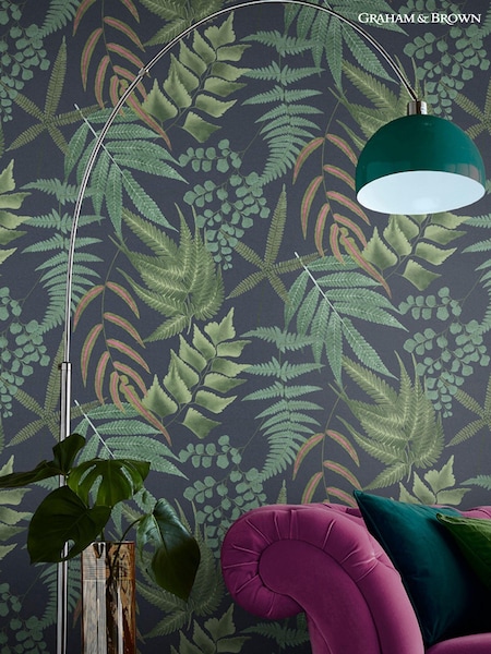 Graham & Brown Blue Midsummer 10M Wallpaper (M48180) | £85