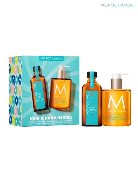 Moroccanoil Hand And Hair Heroes -treatment Original 100ml + Free Hand Wash 360ml