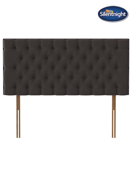 Silentnight Ebony Black Florence Woven Headboard (M50300) | £155 - £240
