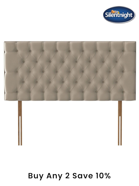 Silentnight Sandstone Natural Florence Woven Headboard (M50301) | £155 - £240