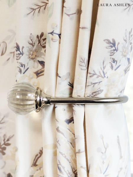 Laura Ashley Chrome Vivien Glass Curtain Embrace (M51073) | £20